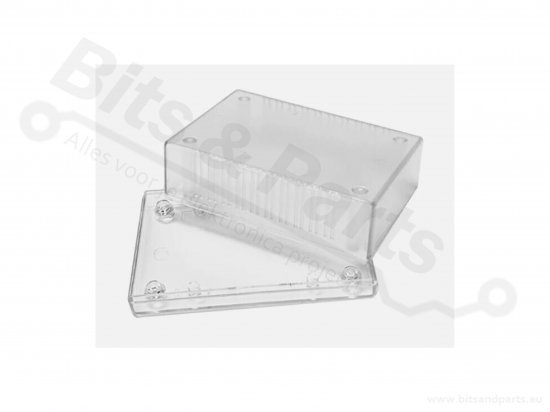 Universal acrylic housing 71x106x41mm transparent 